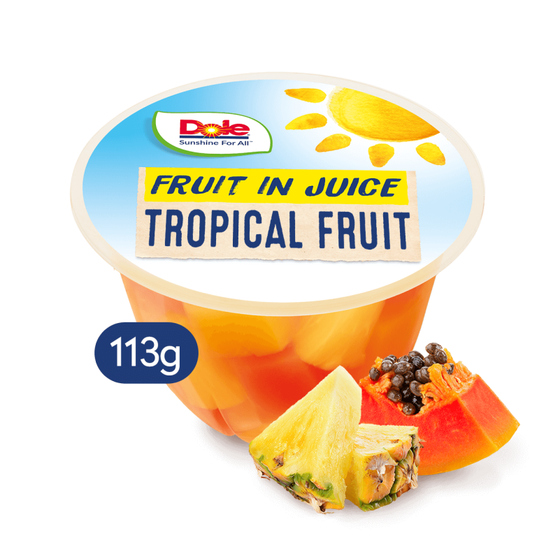 Coupelle de fruits tropicaux en jus 113g Dole® Sunshine