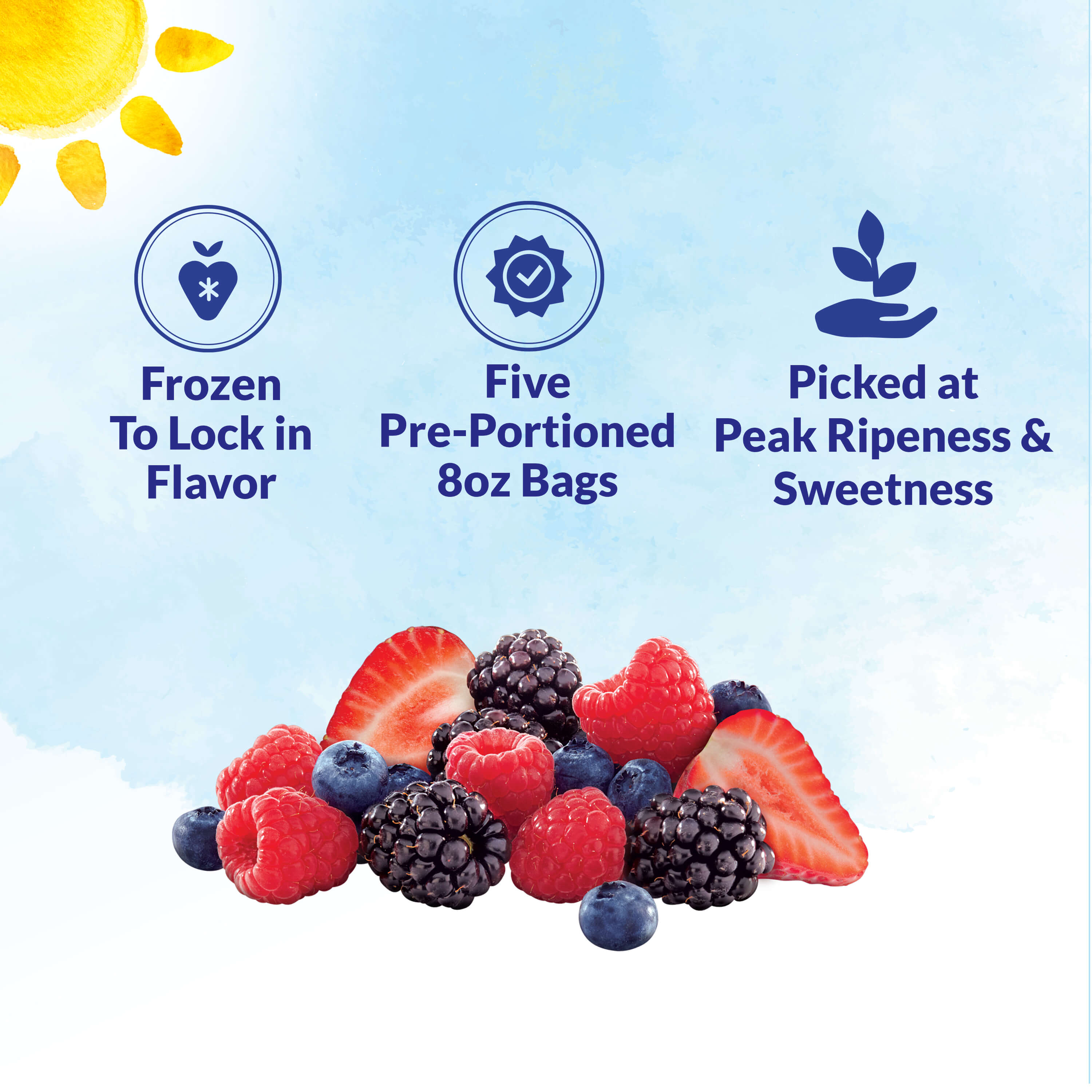 Dole® Frozen Mixed Berries, 40 oz: For Topping, Pies, & More - Dole®  Sunshine