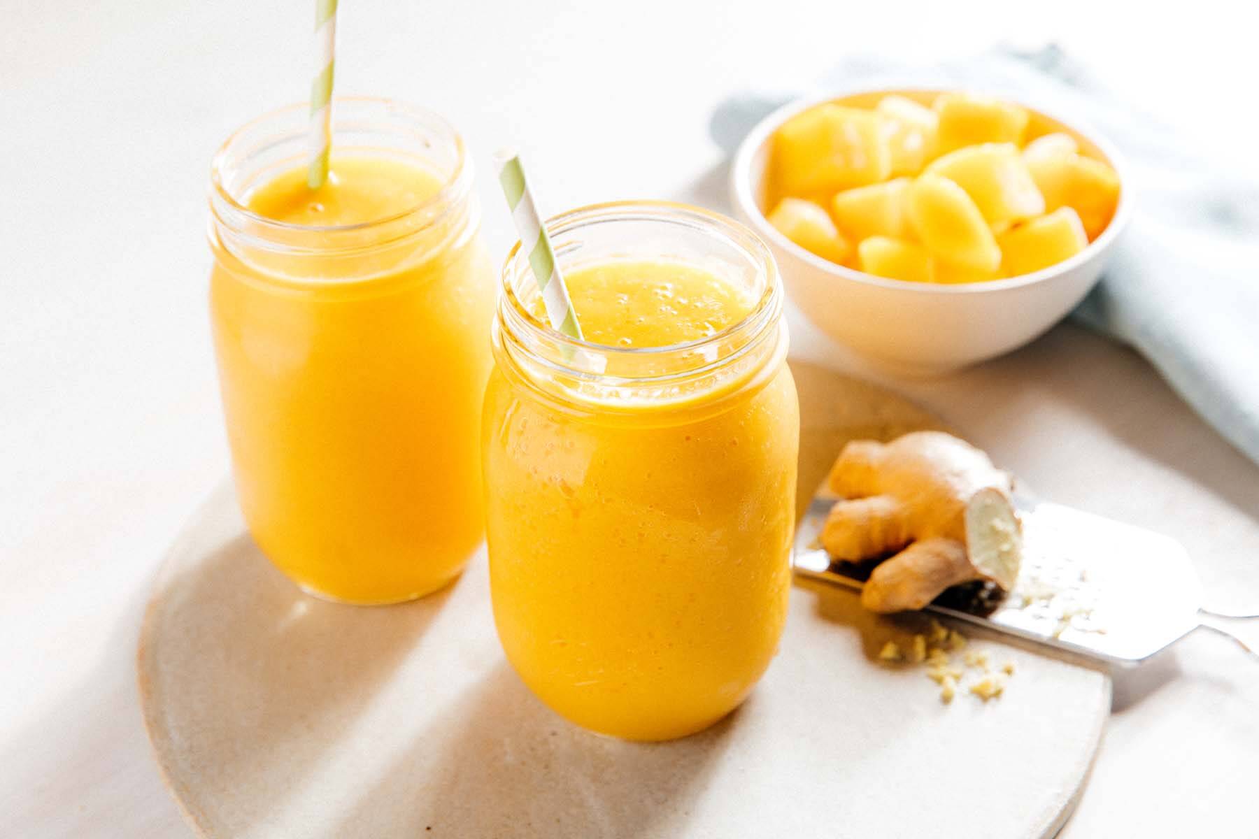 Ginger Mango Smoothie Recipe - Dole® Sunshine