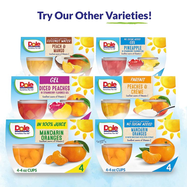 Dole Mixed Fruit in Peach Jelly Fruit Snacks 4 pack - Dole® Sunshine