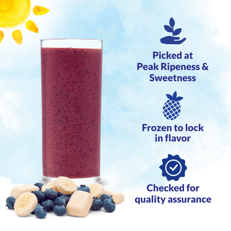 Dole® Boosted Blends® Protein: Blueberry Banana Smoothie Mix - Dole®  Sunshine