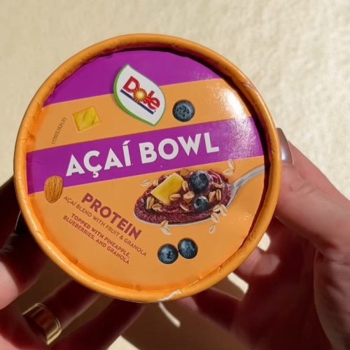 No more guesswork. Just pop the lid, thaw and your Dole Açaí Bowl is ready to enjoy. Now available in new paper-based packaging 🌱