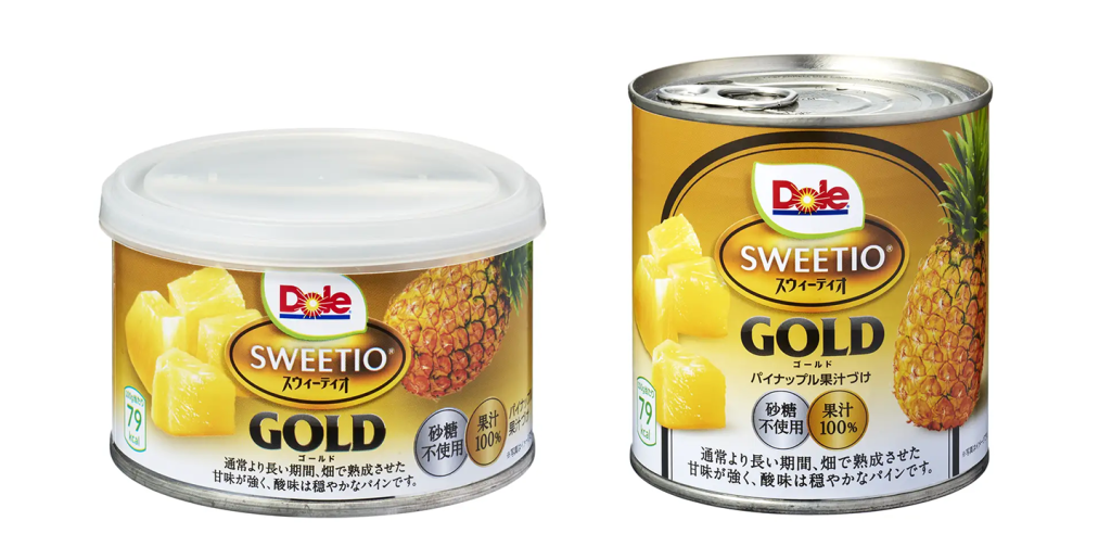 スウィーティオパイナップル ゴールド缶』12月5日(月)新発売 - Dole